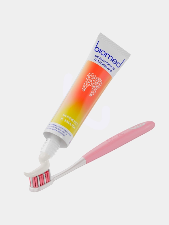 Зубная паста BIOMED HealthyWhite, Отбеливание и восстановление, Гуава, 65 г