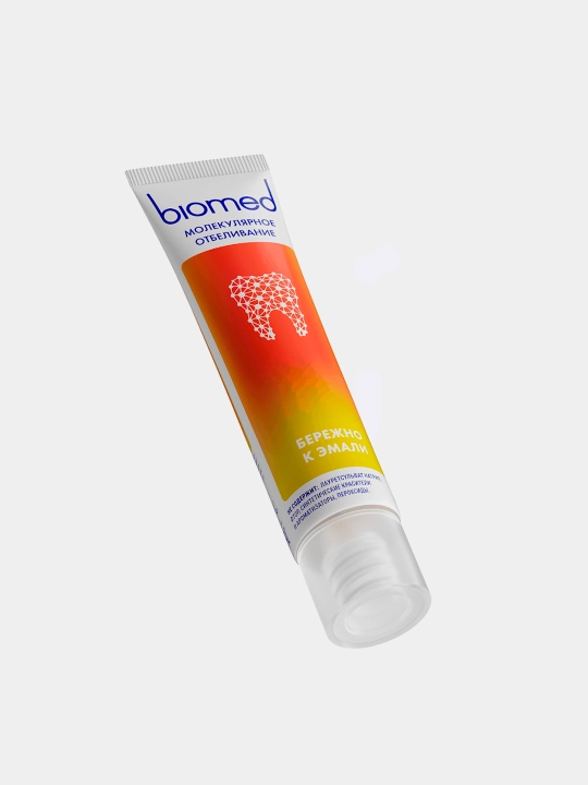 Зубная паста BIOMED HealthyWhite, Отбеливание и восстановление, Гуава, 65 г