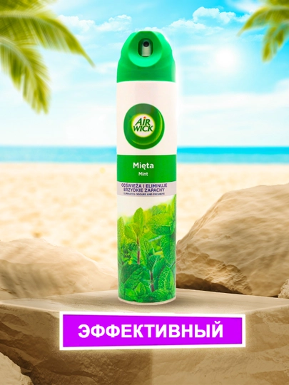 Аэрозоль-освежитель воздуха Air Wick Садовая мята, 300 мл — CILIT-P1033D1