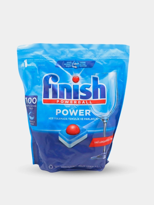 Таблетки для посудомоечной машины FINISH Power, 100 шт