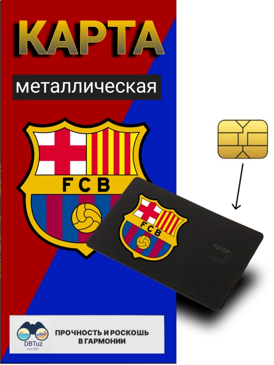 Metall karta Real Madrid, Barselona, BMW