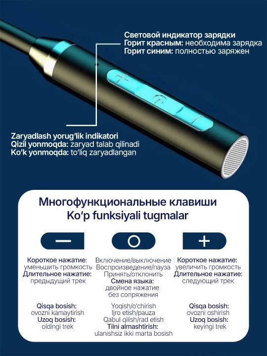 Simsiz minigarnituralar Bluetooth, 5.2 