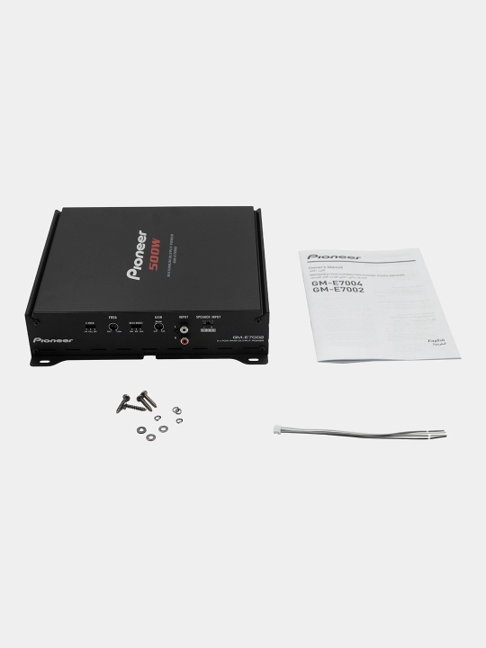 Стерео усилитель звука Pioneer GM-E7002 для авто, 2-канальный, 500 Вт