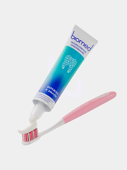 Зубная паста BIOMED HEALTHYWHITE, Отбеливание и восстановление, Лесная мята, 65 г