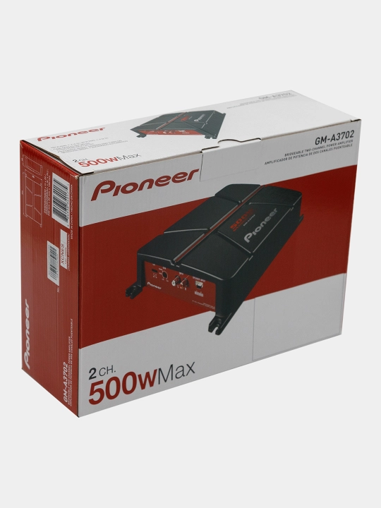 Стерео усилитель звука Pioneer GM-A3702  для авто, 2-канальный, 500 Вт