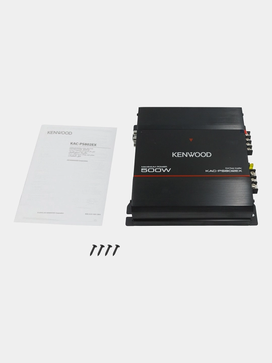 Стерео усилитель звука KENWOOD KAC-PS802EX для авто, 2-канальный, 500 Вт