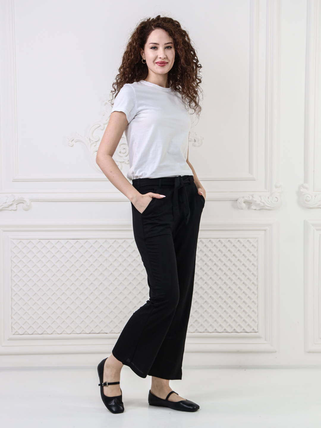 Keng klassik mayda yaltiroq toshlik shimlar, Lion - 