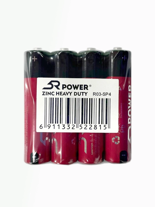 Batareykalar 5R Power ZINC Super Heavy dutyv AAA 4B