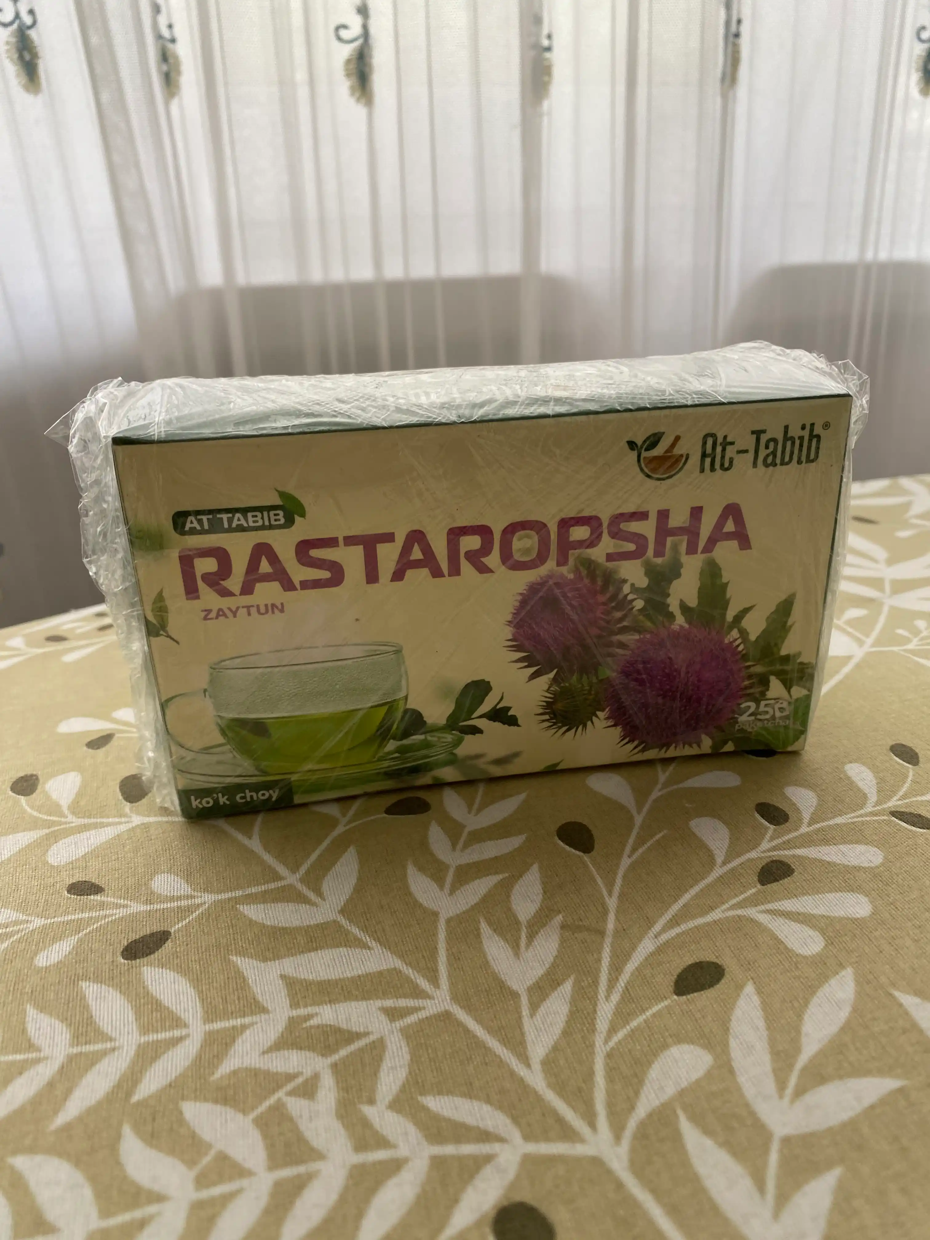 Rastoropsha, 25 ta filtr-paket, ko‘k choy