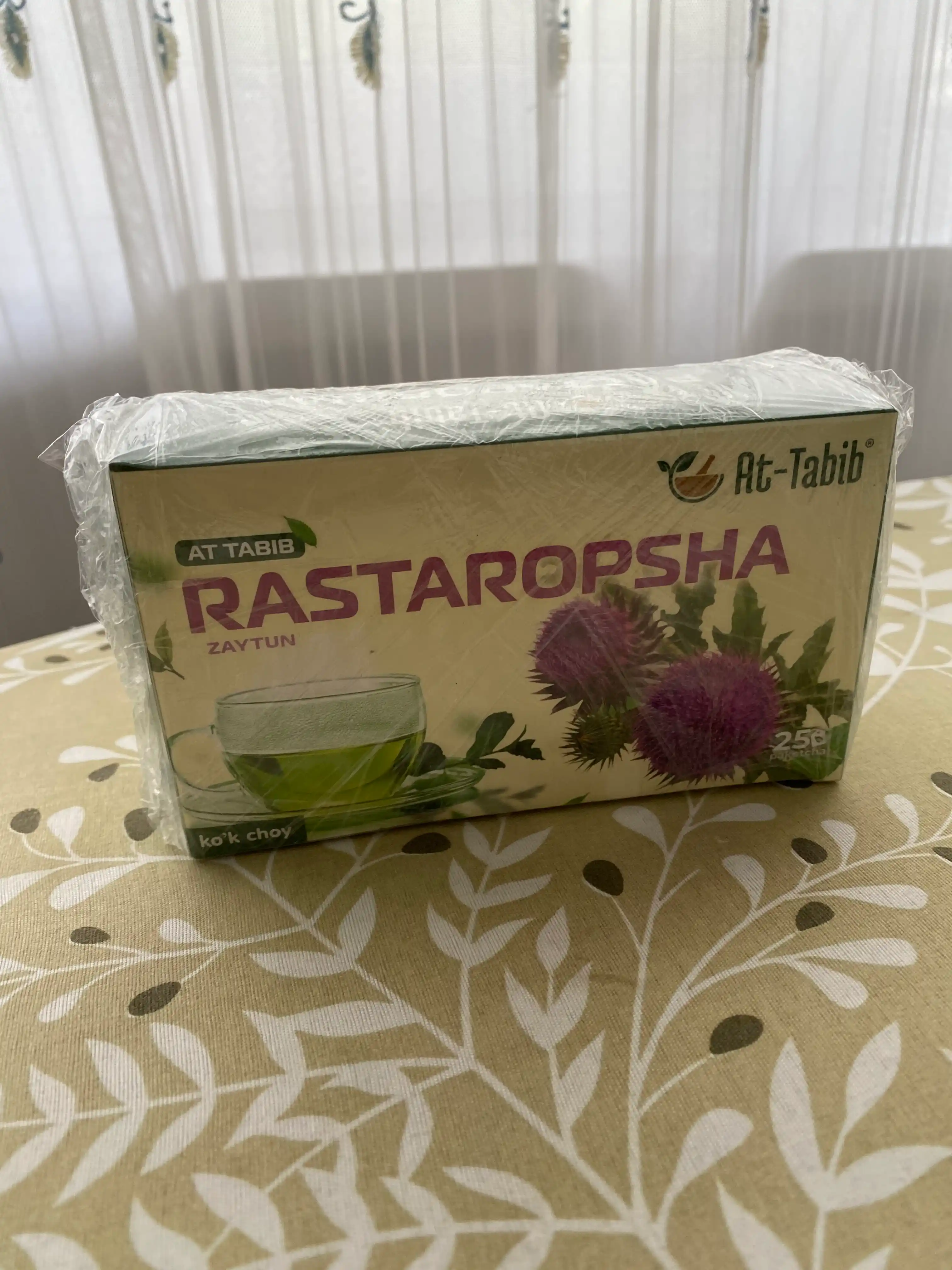 Rastoropsha, 25 ta filtr-paket, ko‘k choy