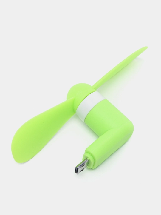Мини-вентилятор для телефона, Type-C/Micro-USB подключение к смартфону