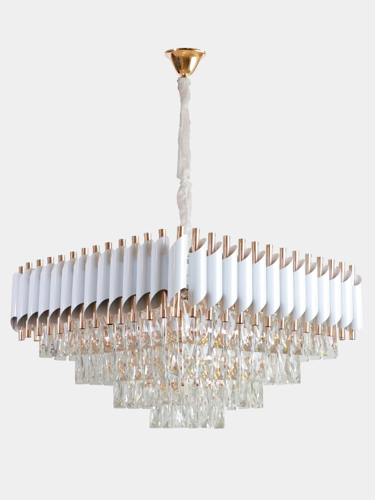 Люстра мега лайт, цвет белый, размер 550/550 мм - 