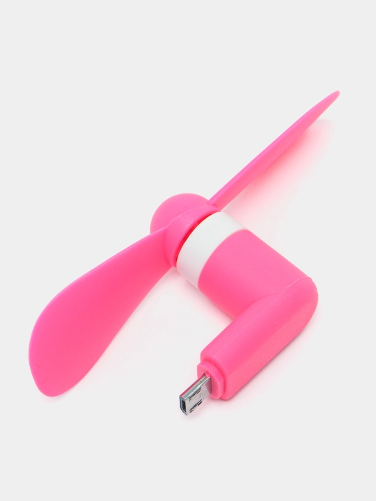 Мини-вентилятор для телефона, Type-C/Micro-USB подключение к смартфону - 
