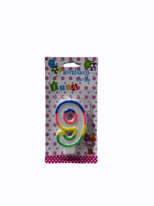 Цифровые свечи для торта: 0, 1, 2, 3, 4, 5, 6, 7, 8, 9