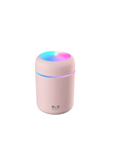 Увлажнитель воздуха, аромадиффузор, RGB LED подсветка, 150 мл — VIUGO-PURIF1B-РОЗОВ