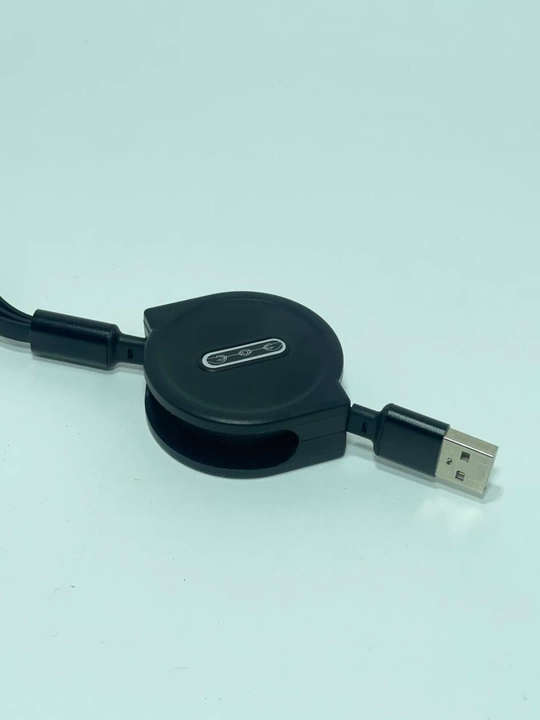 3 в 1, кабель-рулетка для зарядки: Type-C/Lightning/Micro USB, быстрая зарядка