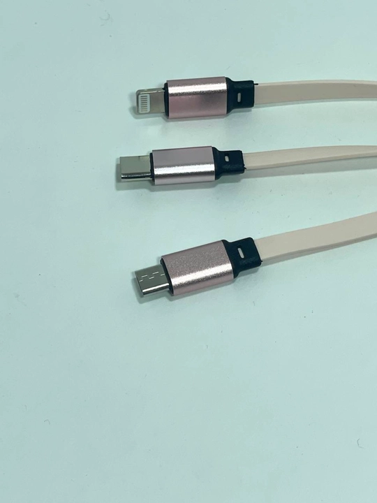3 в 1, кабель-рулетка для зарядки: Type-C/Lightning/Micro USB, быстрая зарядка