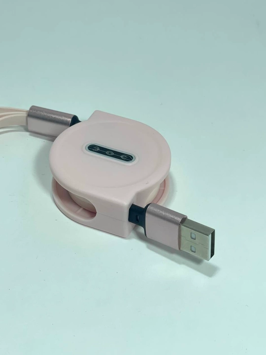 3 в 1, кабель-рулетка для зарядки: Type-C/Lightning/Micro USB, быстрая зарядка