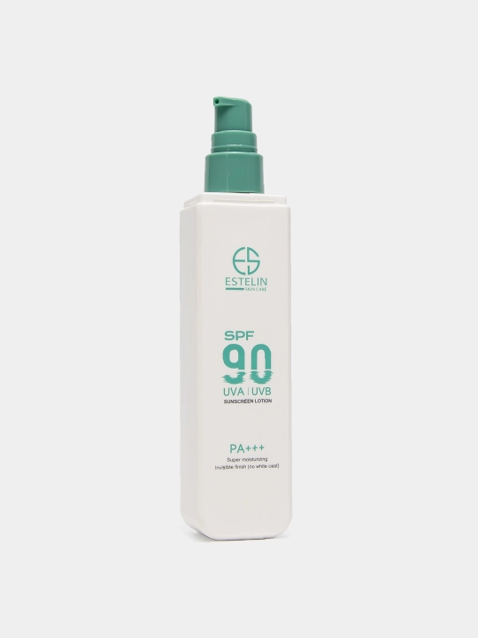 Солнцезащитный лосьон Estelin SPF 50, 90 PA+++, увлажняющий, лицо, тело, ниацинамид, 75 г