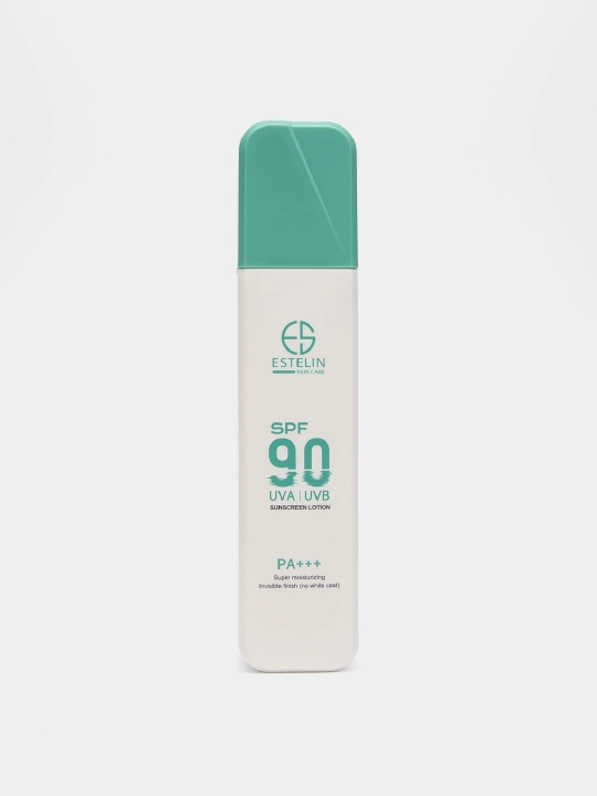 Солнцезащитный лосьон Estelin SPF 50, 90 PA+++, увлажняющий, лицо, тело, ниацинамид, 75 г