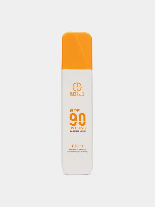 Солнцезащитный лосьон Estelin SPF 50, 90 PA+++, увлажняющий, лицо, тело, ниацинамид, 75 г