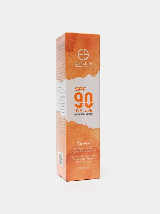 Солнцезащитный лосьон Estelin SPF 50, 90 PA+++, увлажняющий, лицо, тело, ниацинамид, 75 г