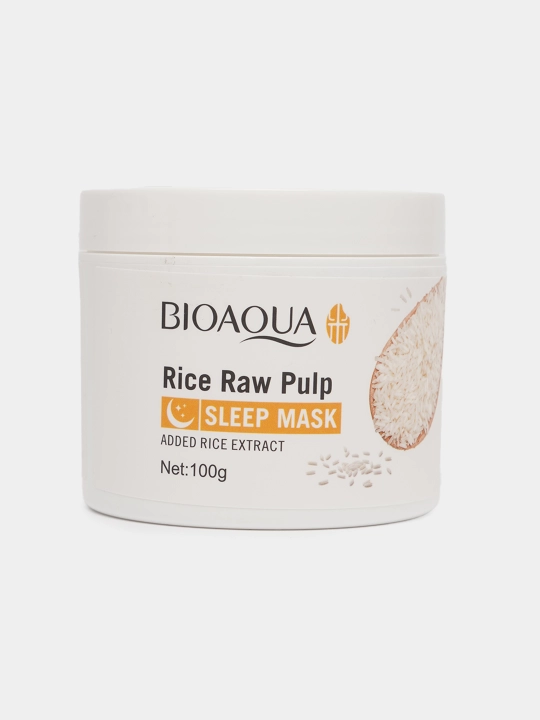 Rice Raw Pulp "Sleep Mask" увлажняющая, повышающая эластичность успокаивающая маска