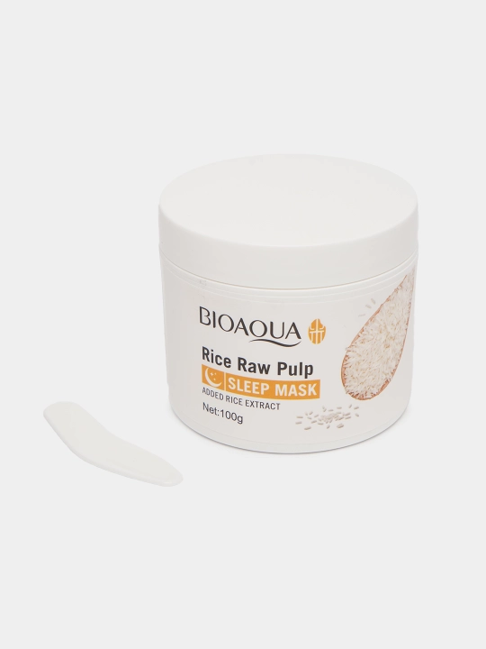 Rice Raw Pulp "Sleep Mask" увлажняющая, повышающая эластичность успокаивающая маска