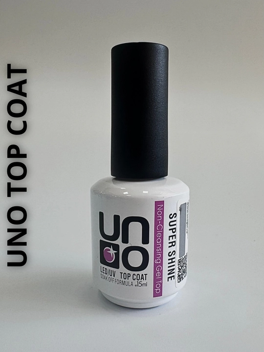 Uno Shine yuqori, yaltiroq, gel-lak uchun yopishqoq qatlamsiz yuqori qoplama - 