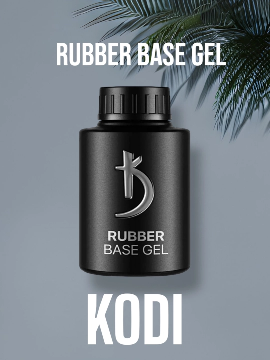 Kodi Baza gel-lak uchun professional kauchuk asosli qoplama, tirnoqlarni mustahkamlaydi - 