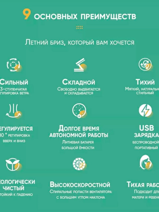 Вентилятор настольный