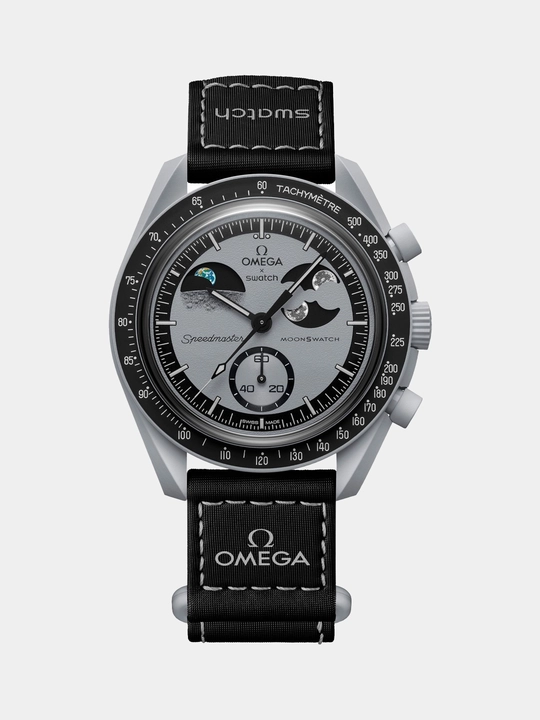 Мужские часы Omega x Swatch MoonSwatch – жёлтые, 42 мм, кварцевые