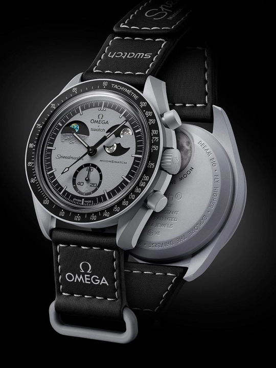 Мужские часы Omega x Swatch MoonSwatch – жёлтые, 42 мм, кварцевые