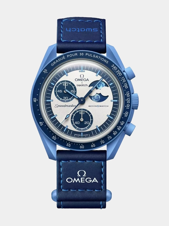 Omega x Swatch MoonSwatch erkaklar soati – sarg‘ish rang, 42 mm, dizayn