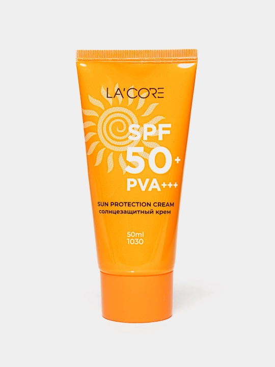 LA'CORE, Lacore quyoshdan himoyalovchi krem, SPF 50+ PA+++, yuz va tana uchun, 50 ml