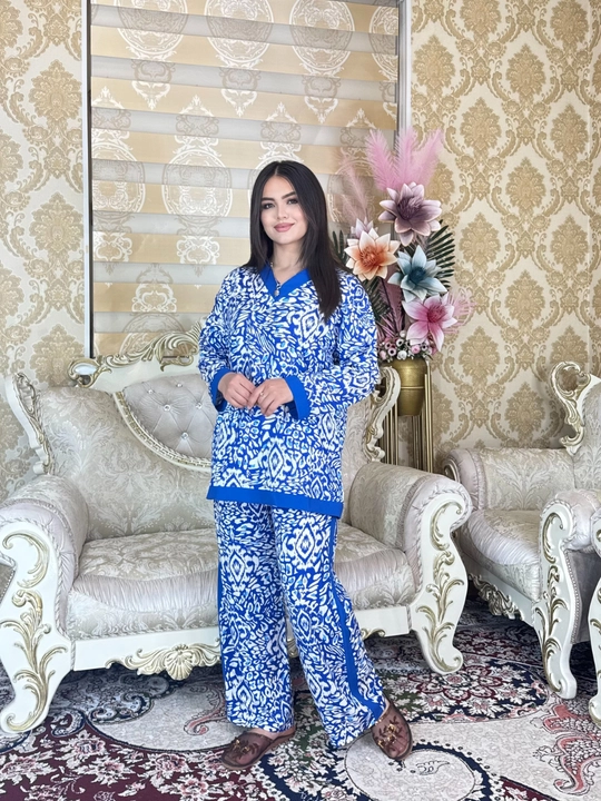 Женский комплект из двух мягких хлопковых, поплиновых вещей, удобная и качественная одежда