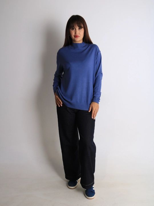 Katta o'lchamli ayollar kashmir sviteri, L, XL, jun, paxta