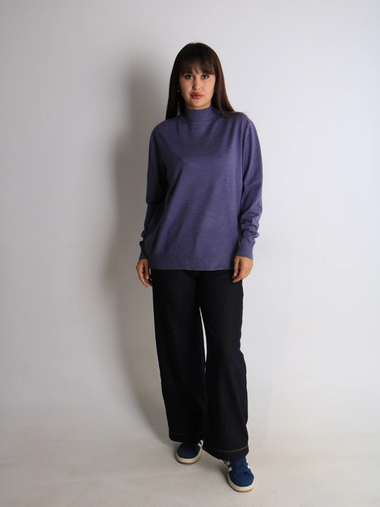 Katta o'lchamli ayollar kashmir sviteri, L, XL, jun, paxta