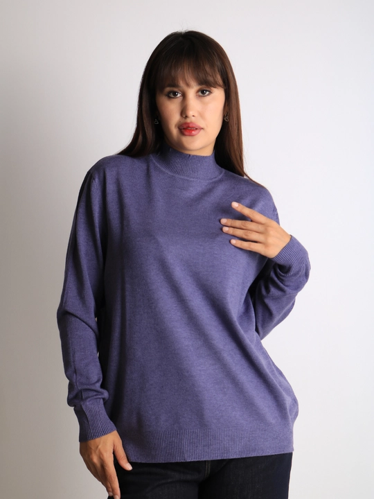 Katta o'lchamli ayollar kashmir sviteri, L, XL, jun, paxta