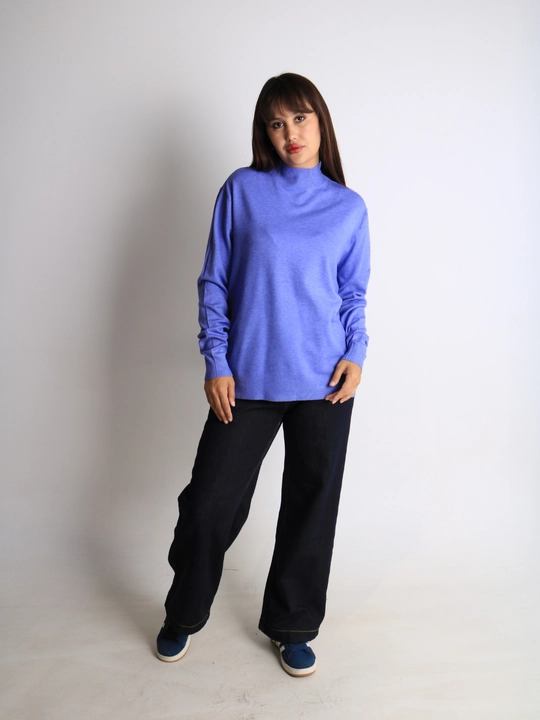 Katta o'lchamli ayollar kashmir sviteri, L, XL, jun, paxta