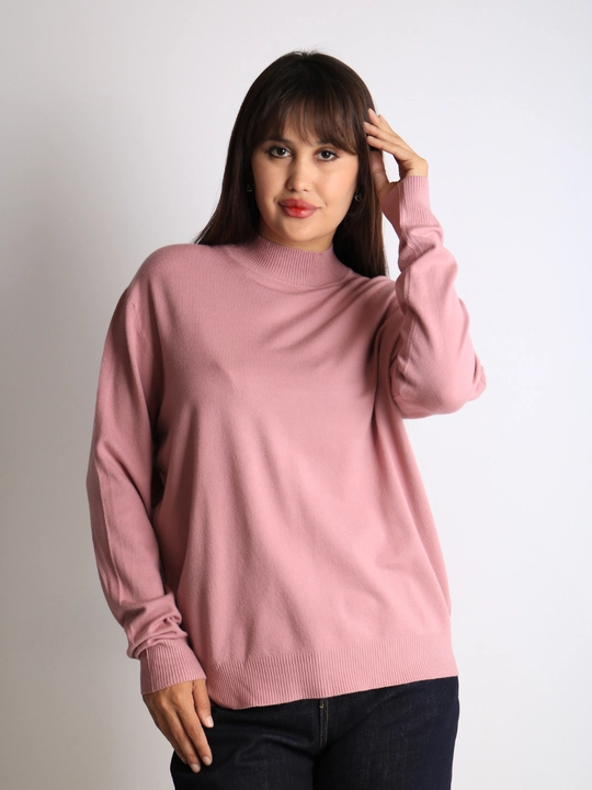 Katta o'lchamli ayollar kashmir sviteri, L, XL, jun, paxta