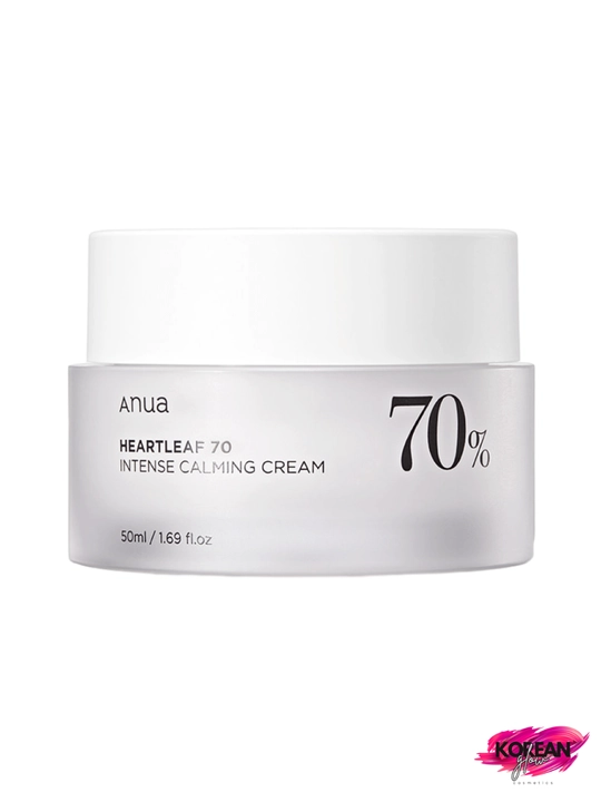 Интенсивный барьерный крем на основе хауттюйнии Anua Heartleaf 70% Intense Calming Cream - 