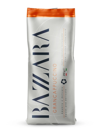 Кофе молотый Bazzara Grancappuccino, 250 г, 80% арабика, средняя обжарка — SCUZ-GRANMOL