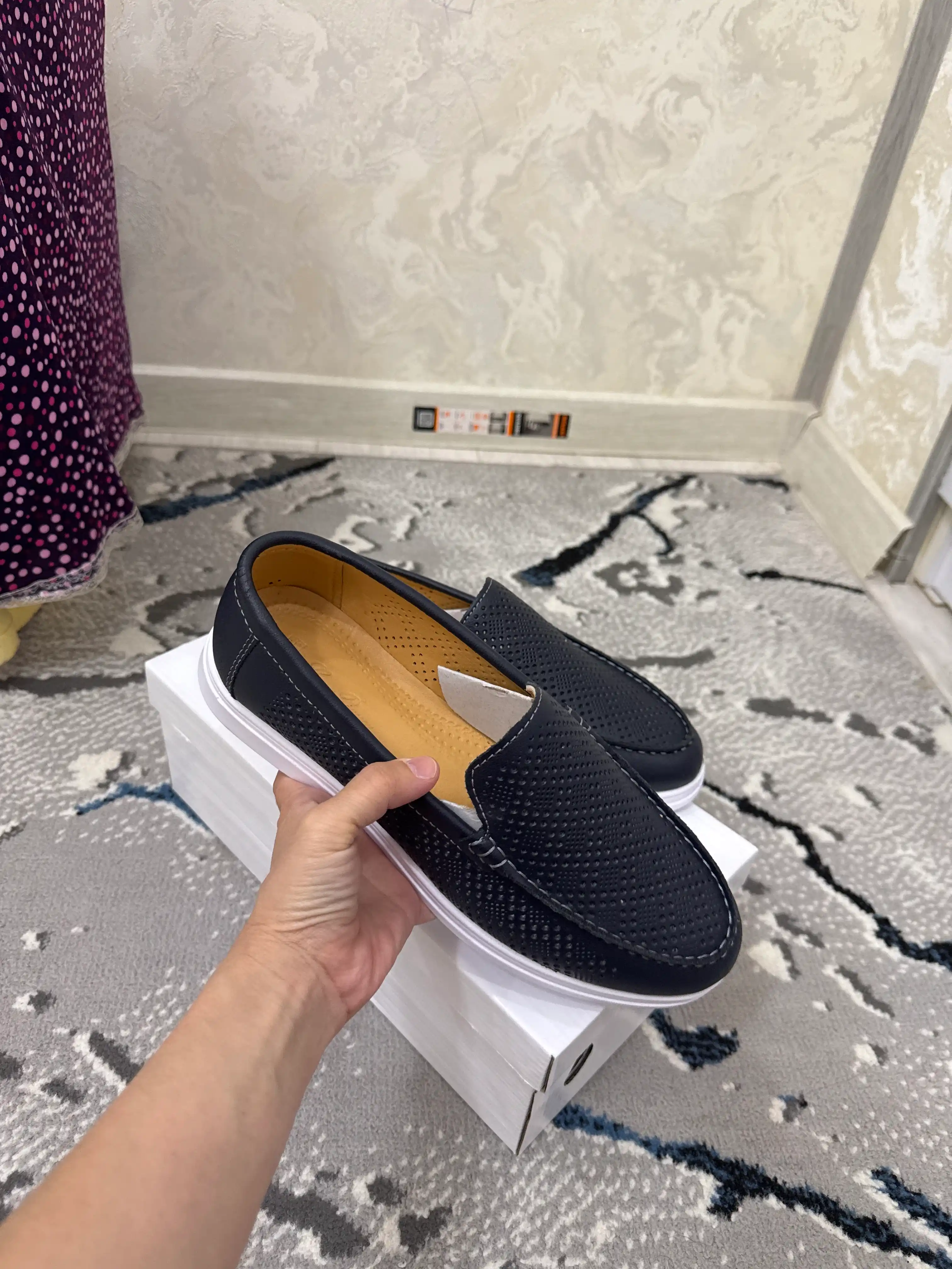Мужские мокасины Loro Piana, летние