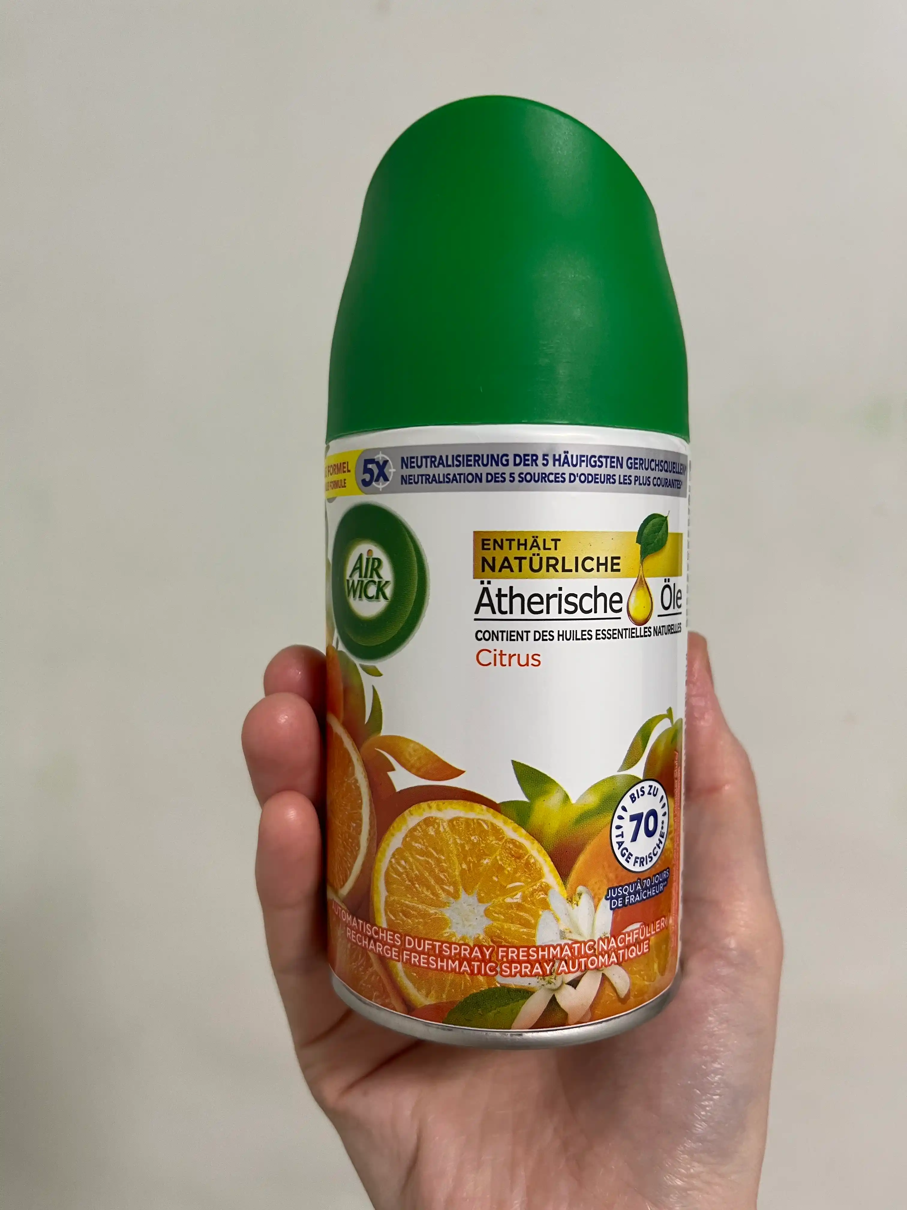 Havo spreyi Air Wick Sitrus aralashmasi uchun almashtirish shishasi, 250 ml