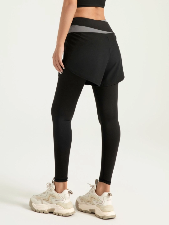Ayollar shortilar bilan legginslar, FIT brendi, sport va fitnes uchun