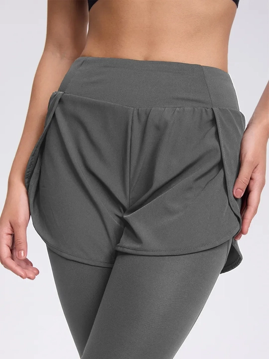 Ayollar shortilar bilan legginslar, FIT brendi, sport va fitnes uchun