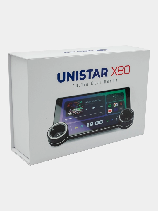 Авто монитор Unistar X80 2/32 GB, 10.1" дюймов, Android, с рамкой, магнитола для машины