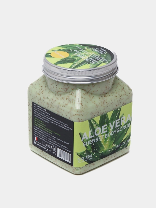 Скраб для тела и лица очищающий пилинг Wokali Sherbet Body Scrub, 500 мл