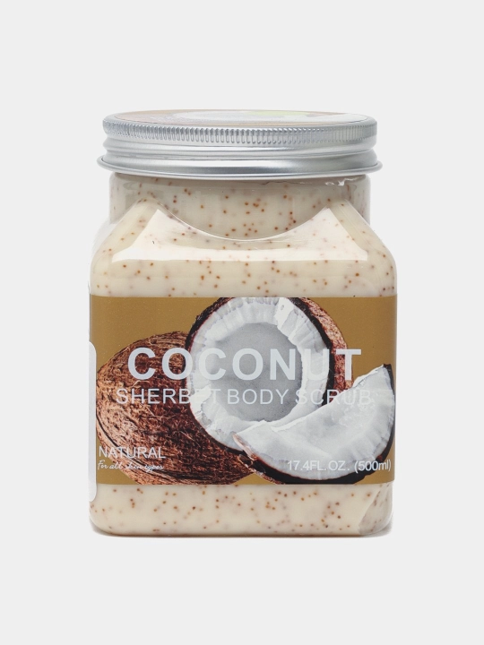 Скраб для тела и лица очищающий пилинг Wokali Sherbet Body Scrub, 500 мл